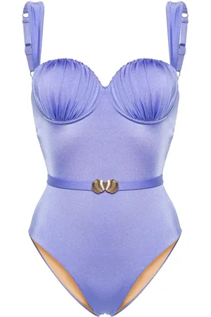 Noire Swimwear Bañador estilo balconette fruncido