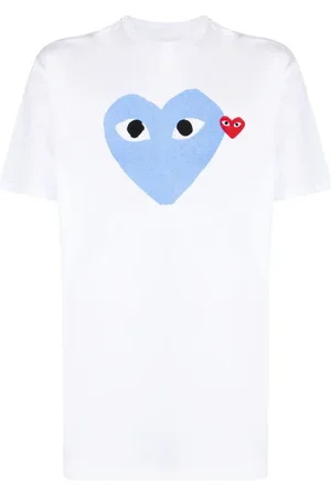 Comme des Garçons Camiseta con motivo de corazón