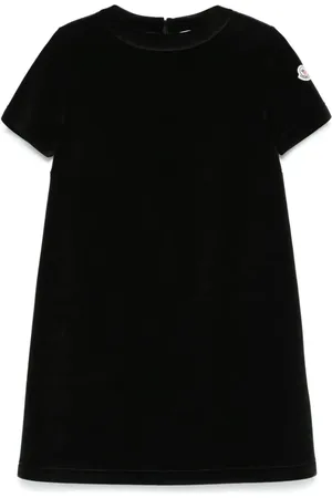 Moncler Vestido corto con parche del logo