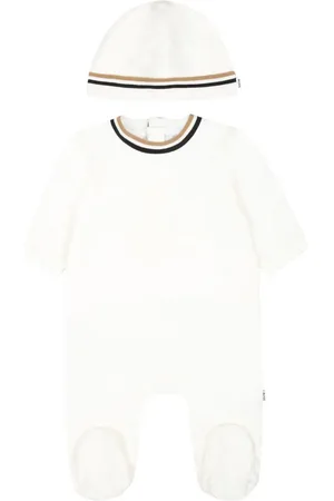 HUGO BOSS Set con pelele y detalle a rayas