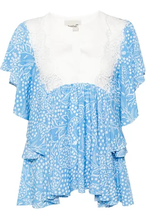 Bambah Top Azalea con volantes