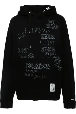 Maison Mihara Yasuhiro Sudadera con capucha y estampado gráfico