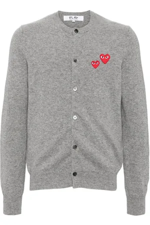 Comme des Garçons Cárdigan con parche de corazón