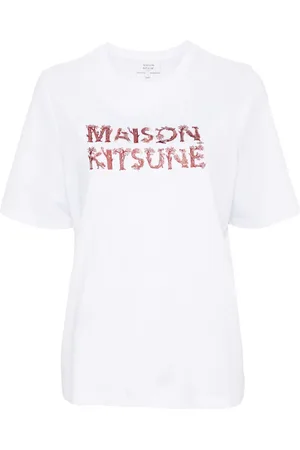 Maison Kitsuné Camiseta Woodland Alphabet