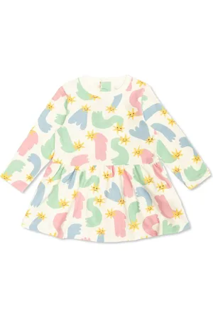 Stella McCartney Vestido con estampado gráfico