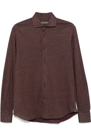 corneliani Camisa con efecto de melange