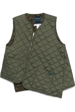 Comme des Garçons Chaleco con acolchado de rombos