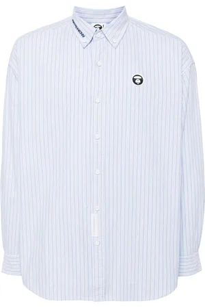 A Bathing Ape Camisa con parche del logo