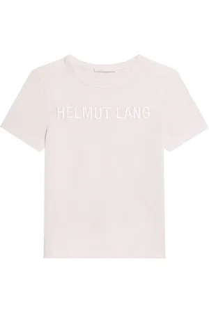 Helmut Lang Camiseta con logo bordado