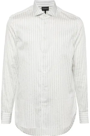 Emporio Armani Camisa a rayas verticales