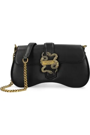 Roberto Cavalli Bolso de hombro con placa del logo