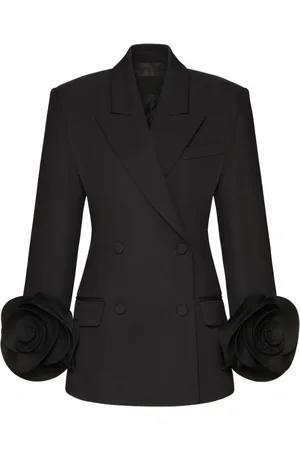 VALENTINO GARAVANI Blazer con aplique de rosa