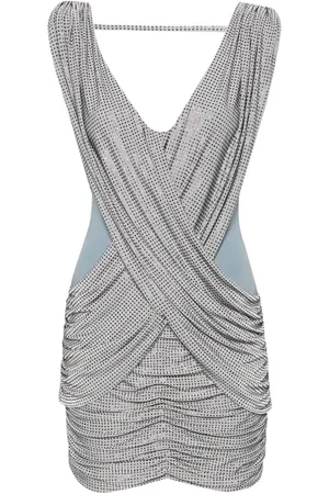 MITILIANE COUTURE Vestido corto con detalle de cristales