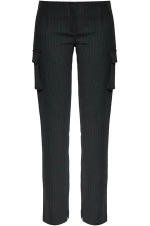 MISBHV Pantalones rectos a rayas diplomáticas