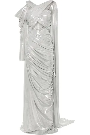MITILIANE COUTURE Vestido largo metalizado