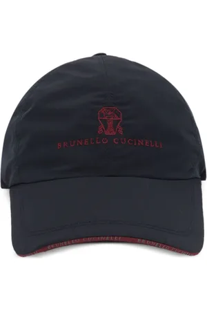 Brunello Cucinelli Gorra con logo bordado