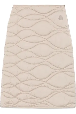 Moncler Falda midi con efecto acolchado