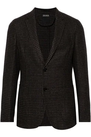 Ermenegildo Zegna Blazer con motivo pied de poule