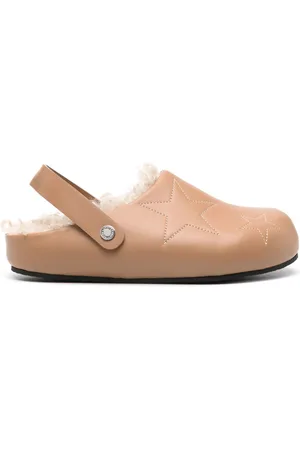 Stella McCartney Slippers con estrella bordada