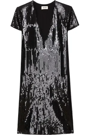 Zadig & Voltaire Vestido corto Rashu con lentejuelas