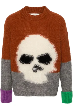 ERL Jersey con calavera en intarsia