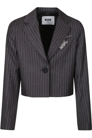 Msgm Blazer a rayas diplomáticas