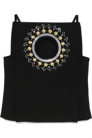 Paco rabanne Top con apliques de strass