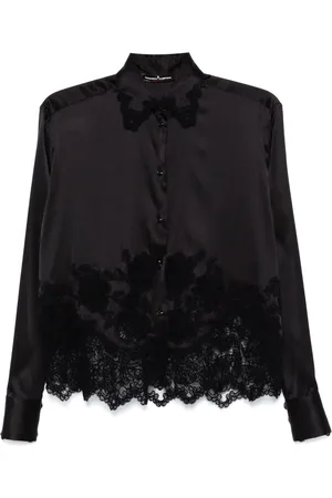 ERMANNO SCERVINO Camisa con paneles de encaje