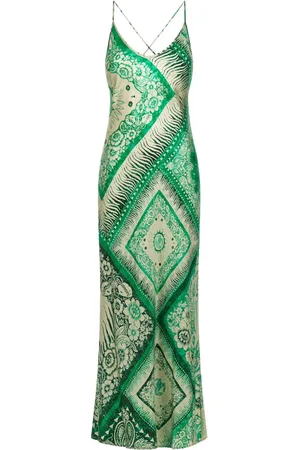 Roberto Cavalli Vestido con estampado abstracto