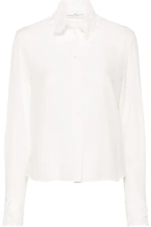 ERMANNO SCERVINO Camisa con cuello de encaje