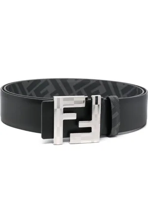 Fendi Cinturón reversible con logo FF