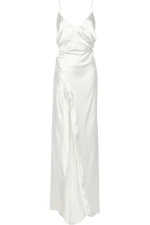 MITILIANE COUTURE Vestido largo con detalle drapeado