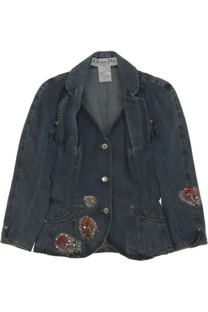 Dior Chaqueta vaquera con aplique floral 2010