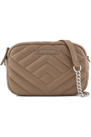 Armani Exchange Bandolera acolchada con logo