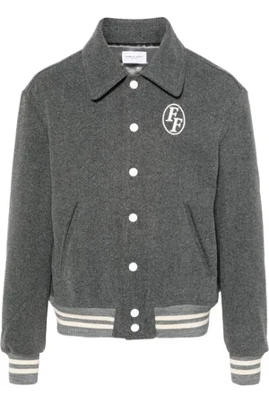 Family First Chaqueta varsity con logo bordado