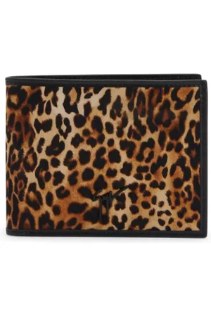 Giuseppe Zanotti Cartera Albert con motivo de leopardo
