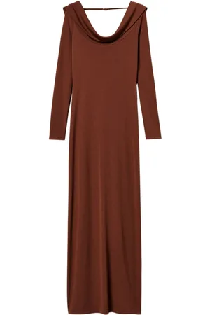 Twin-Set Vestido largo drapeado