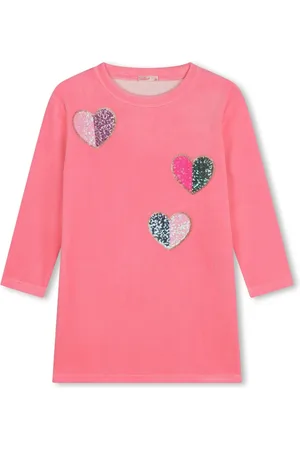 Billieblush Vestido con parches de corazón