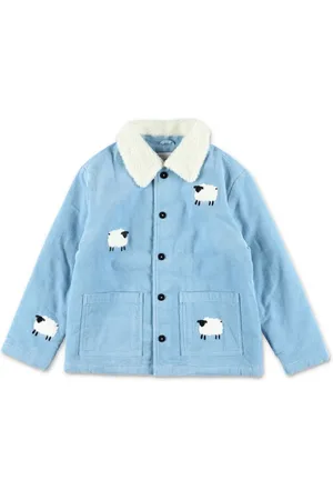 Stella McCartney Chaqueta vaquera con motivo de oveja