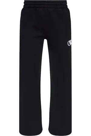 OFF-WHITE Pantalones de chándal con logo bordado