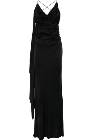 GIUSEPPE DI MORABITO Vestido largo con detalle de broche