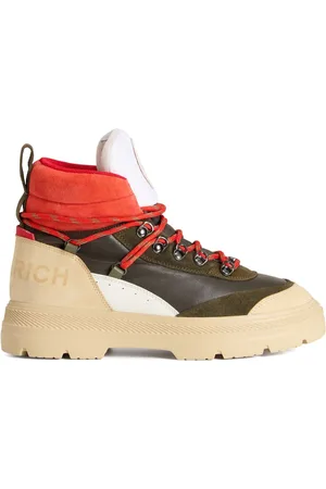 Woolrich Botas militares con parche del logo