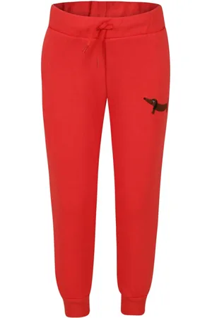 Mini Rodini Pantalones de chándal con perro bordado