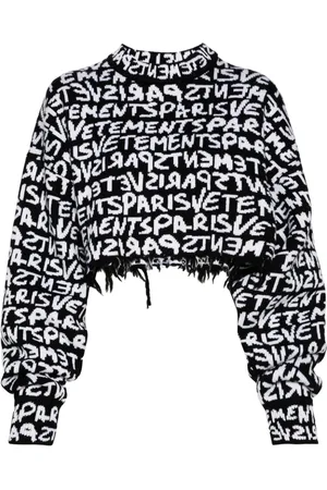 Vetements Jersey con logo en intarsia