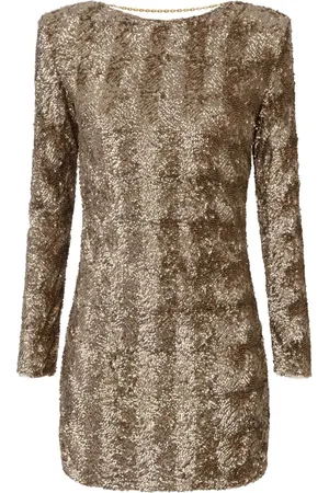 Elisabetta Franchi Vestido corto con lentejuelas
