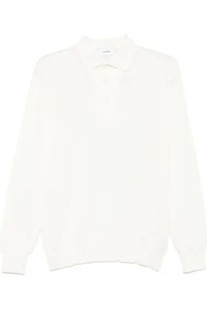 LARDINI Polo con efecto melange