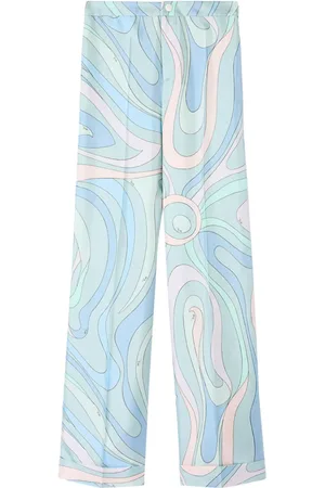 Puccini Pantalones con estampado abstracto