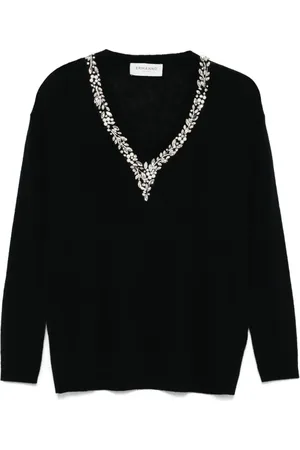 Ermanno Firenze Jersey con apliques de strass