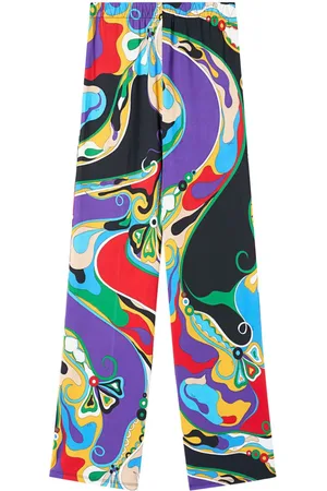 Puccini Pantalones con estampado Orchidee
