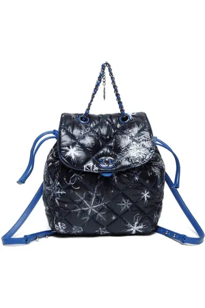 CHANEL Mochila con estampado Snow 2019